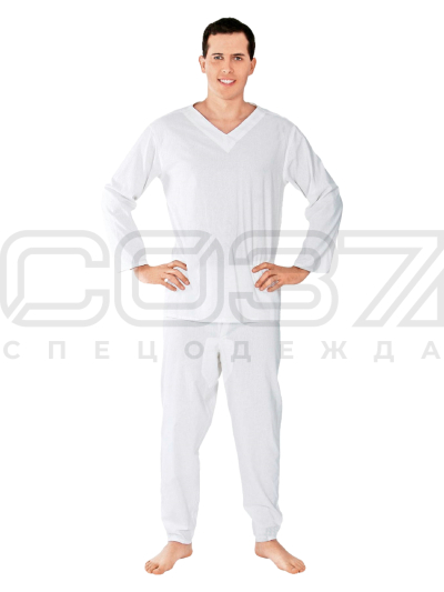 Белье нательное тк.бязь отбеленная