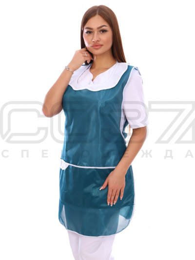 Фартук со спинкой АРМХ цв.зелёный тк.нейлон